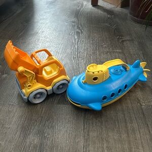 Green Toys Eco-Friendly Yellow and Blue set
